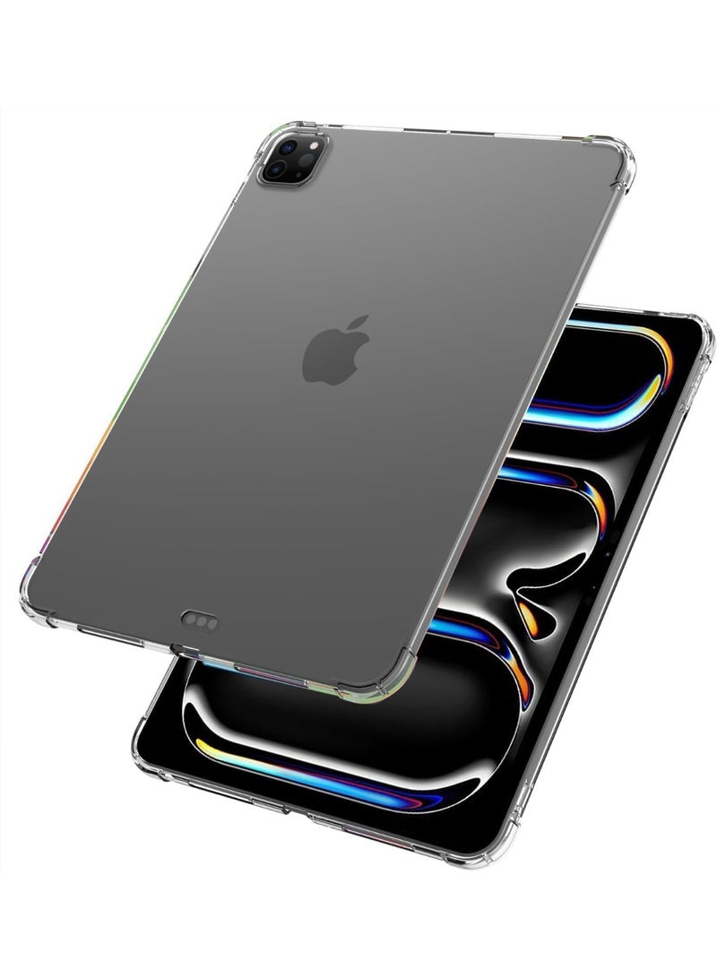 Lion Store Transparent Protective Case for 11-Inch iPad Pro 2024 (M4), Slim Air Hybrid Shockproof Case Made of Crystal Thermoplastic Polyurethane for 11-Inch iPad Pro 2024 - Image 2