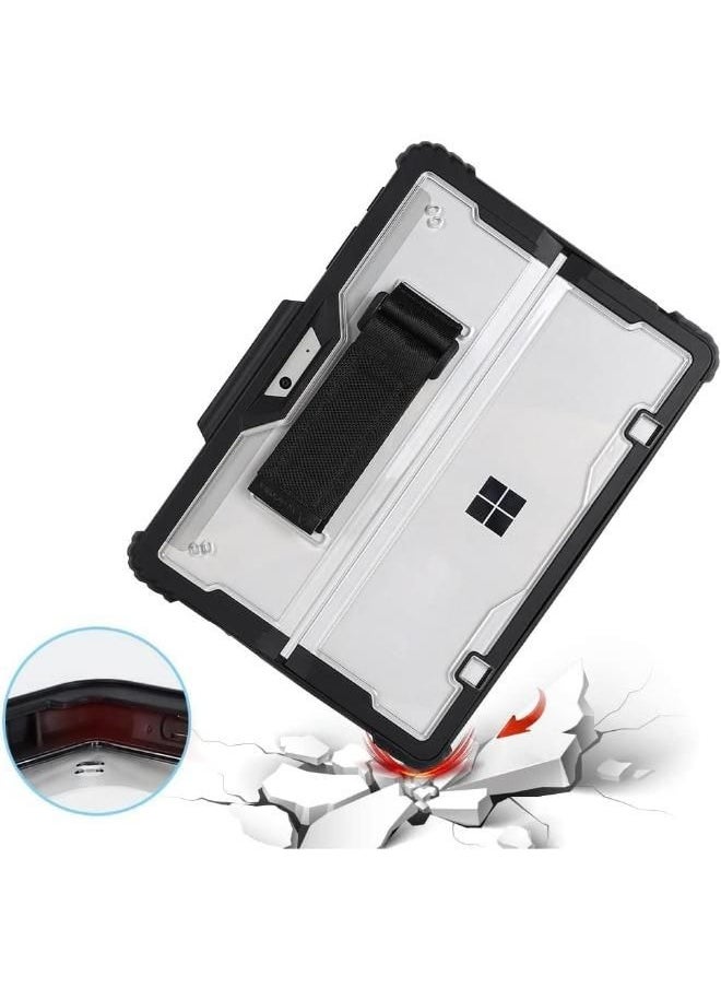 Generic Ecosystem for Microsoft Surface Pro 8 Case with Shoulder Strap, Hand Strap, Stylus Pen Holder, Rugged, Shock-Absorbing and Drop-Resistant (Keyboard Not Included)  - Image 2