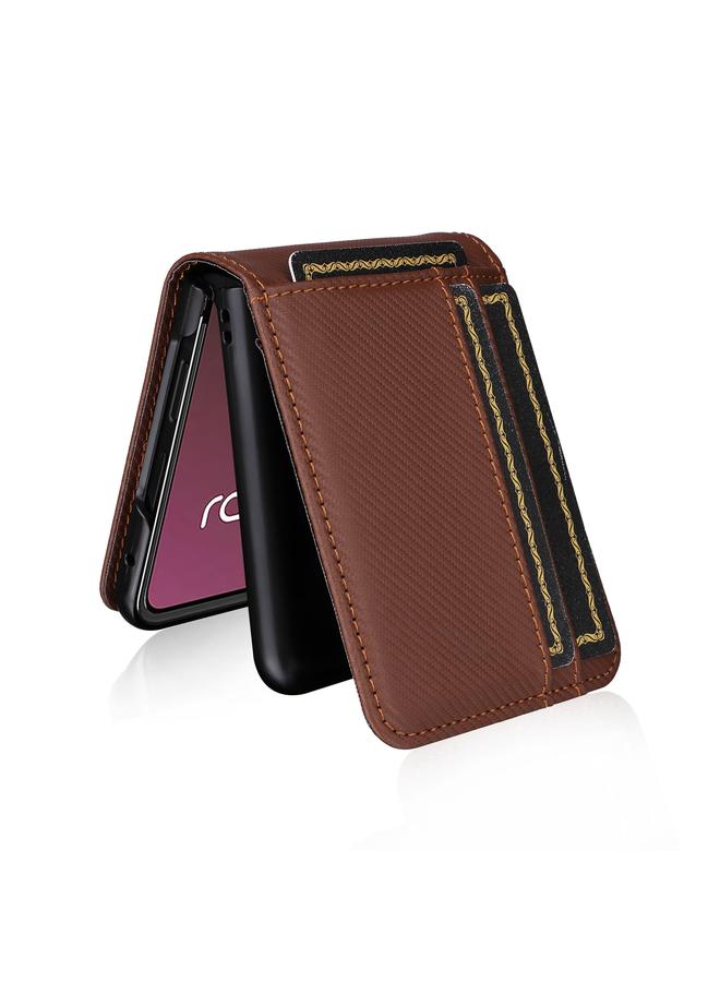 erorex Case For Motorola Moto Razr 40 Ultra Card Slot PU Leather PC Phone Case - Image 4