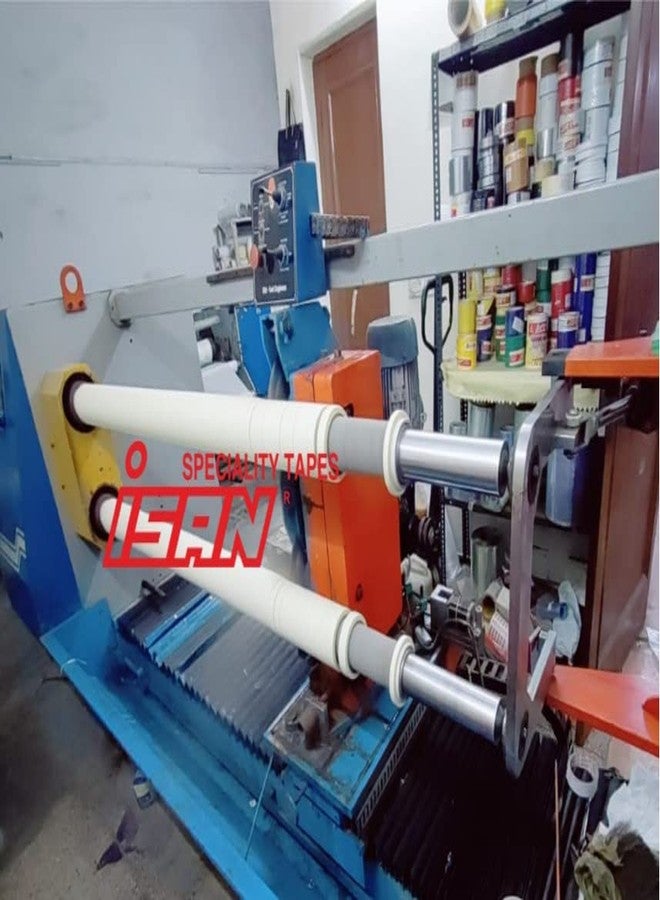 ISAN شريط لاصق ورقي ISAN®، أبيض، قابل للكتابة، 6 مم (1/4 بوصة تقريبًا) × 20 متر (8 قطع) - Image 5