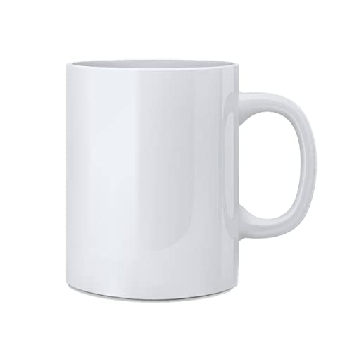 CHHAAP Glossy Finish Microwave Safe Ceramic Coffee Tea Milk Royal Plain White Mug 350ml (Pack of 1) PLW-01 - Image 5