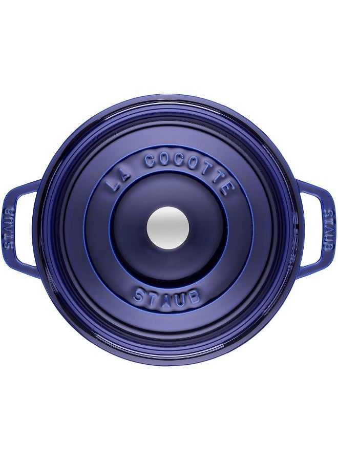 STAUB Staub Round Cocotte 20Cm Blue 2.2L Cast Iron Material  - Image 3