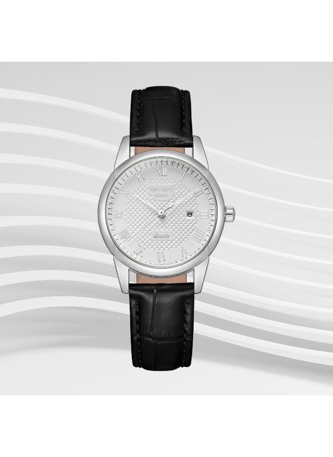 KENNETH SCOTT Kenneth Scott K23530-SLBW Women's Analog Display Watch & Leather Strap Black  - Image 2