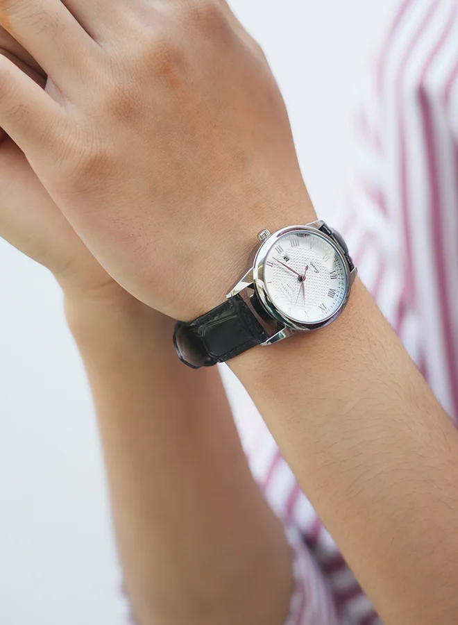 كينيث سكوت ساعة كينيث سكوت - نسائية بعقارب وسوار جلد أسود