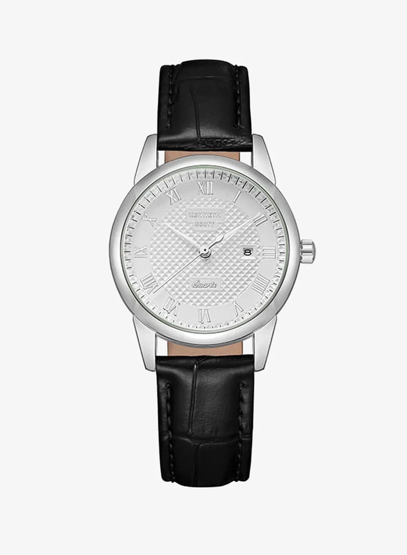 Kenneth Scott Kenneth Scott K23530-SLBW Women's Analog Display Watch & Leather Strap Black