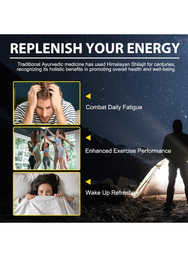 Shilajit Resin, Shilajit Original Himalaya Resin 60 g, with Fulvic Acid and a Complex of Over 85 Trace Elements, Strengthening the Energy and the Immune System - Image 5