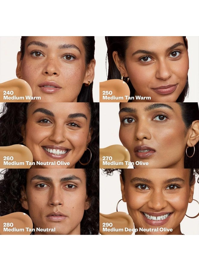 Kosas Revealer Skin-Improving Foundation With Spf 25 Protection - Hydrate, Brighten, Soothe, Plump, Protect Skin - Smoothing Texture, Natural Finish And Clean Formula - Medium Tan Warm 250 - Image 4