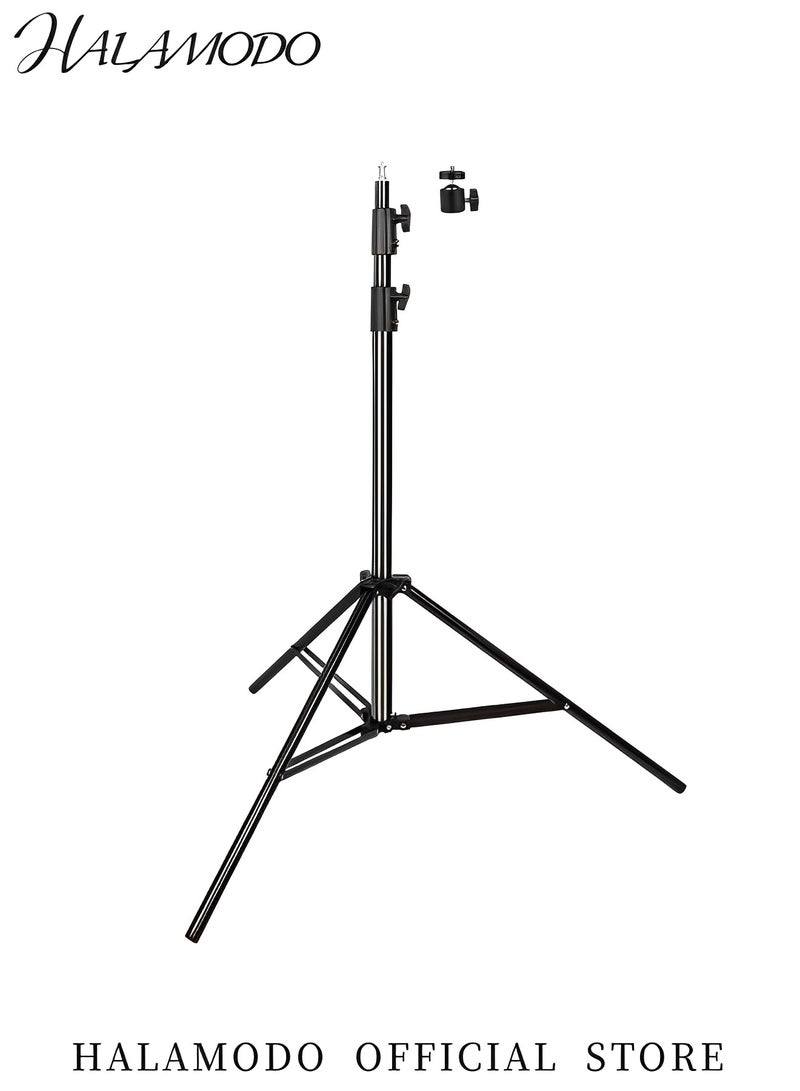 HALAMODO Photography Light Stand Aluminum Alloy Photography Tripod Stand Adjustable Studio Lighting Tripod Stand Heavy Duty Lighting Stand for Speedlight & Softbox & Camera & Photographic Light - Image 2