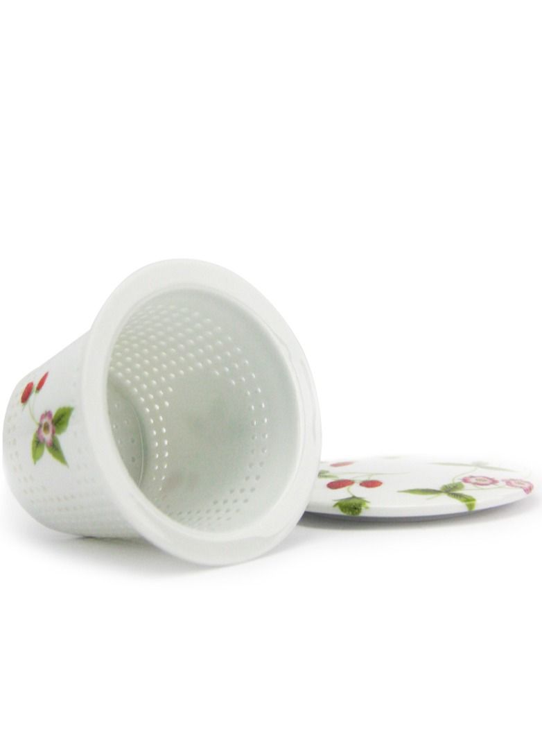 تيلاند فلتر بورسلين زهر الكرز مع غطاء لقهوة الشاي السائبة - Image 3