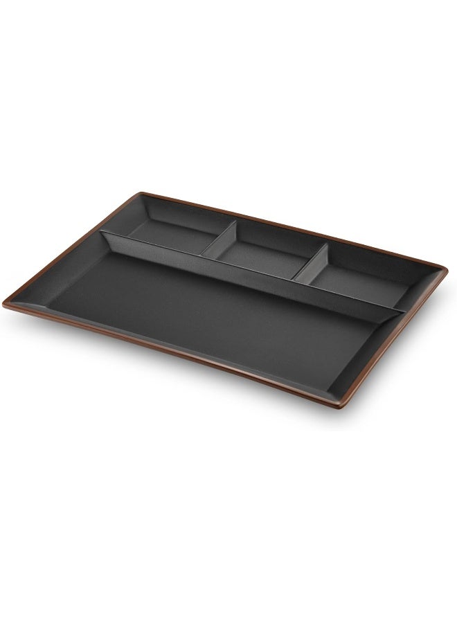 Servewell Harmony Melamine 15'' Four Compartments Plate 