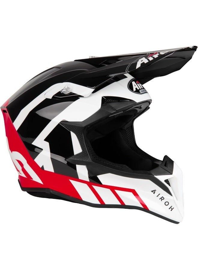 Airoh خوذة موتوكروس AIROH WRAAAP RELOADED RED GLOSS S - Image 3