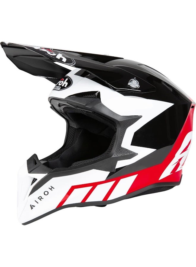 Airoh خوذة موتوكروس AIROH WRAAAP RELOADED RED GLOSS S - Image 1