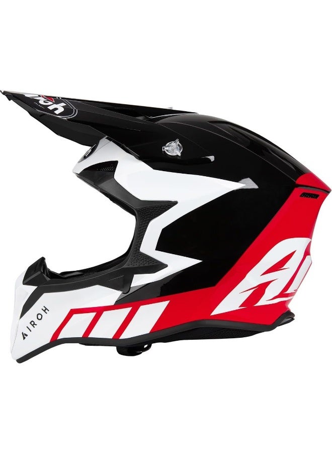 Airoh خوذة موتوكروس AIROH WRAAAP RELOADED RED GLOSS S - Image 4