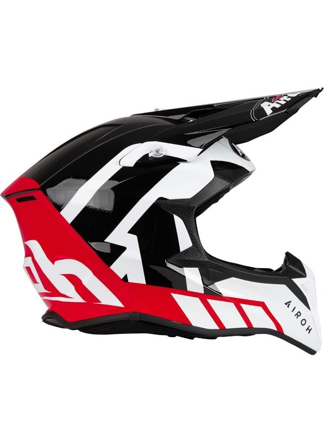 Airoh خوذة موتوكروس AIROH WRAAAP RELOADED RED GLOSS S - Image 5