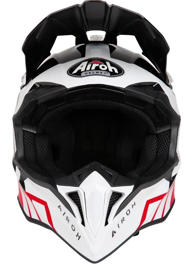 Airoh خوذة موتوكروس AIROH WRAAAP RELOADED RED GLOSS S - Image 2