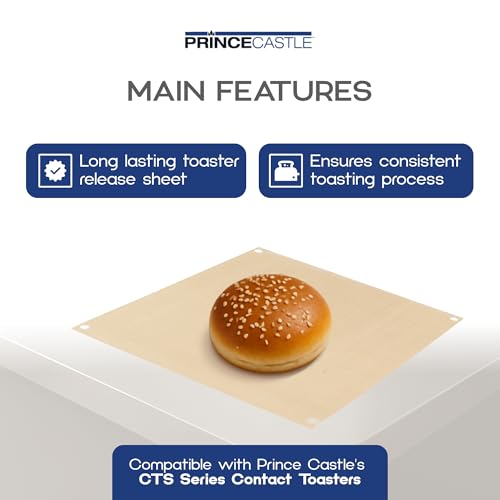 Prince Castle Release Sheets for CTS Series Toaster, Non-Stick Sheets and Commercial Toaster Oven Liners for Bread, Buns and More - Image 3