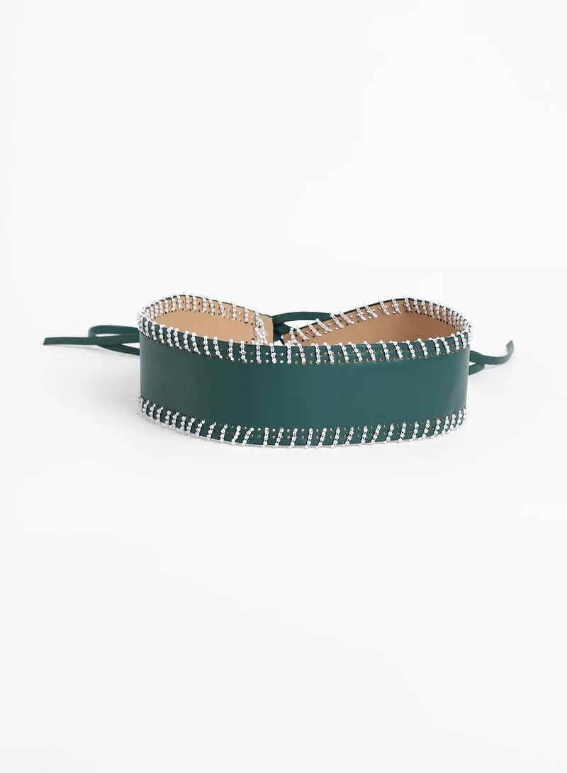 Haute Sauce Casual Belt with Tie up detail