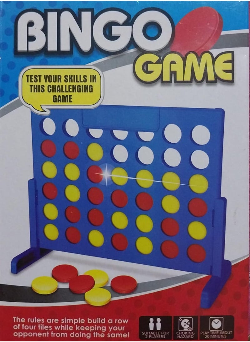 Generic Four-In-A-Row Connect 4 In a Row Plastic Indoor table Game Party Toy For Kids  - Image 1