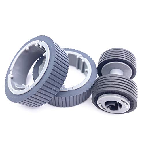 OKLILI PA03670-0001 PA03670-0002 Scanner Paper Consumable Kit Pick Roller + Brake Roller Pickup Roller Compatible with fi-7160 fi-7260 fi-7140 fi-7240 fi-7180 fi-7280 fi-7300NX - Image 1
