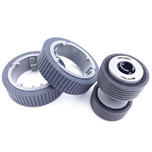 OKLILI PA03670-0001 PA03670-0002 Scanner Paper Consumable Kit Pick Roller + Brake Roller Pickup Roller Compatible with fi-7160 fi-7260 fi-7140 fi-7240 fi-7180 fi-7280 fi-7300NX - Image 2
