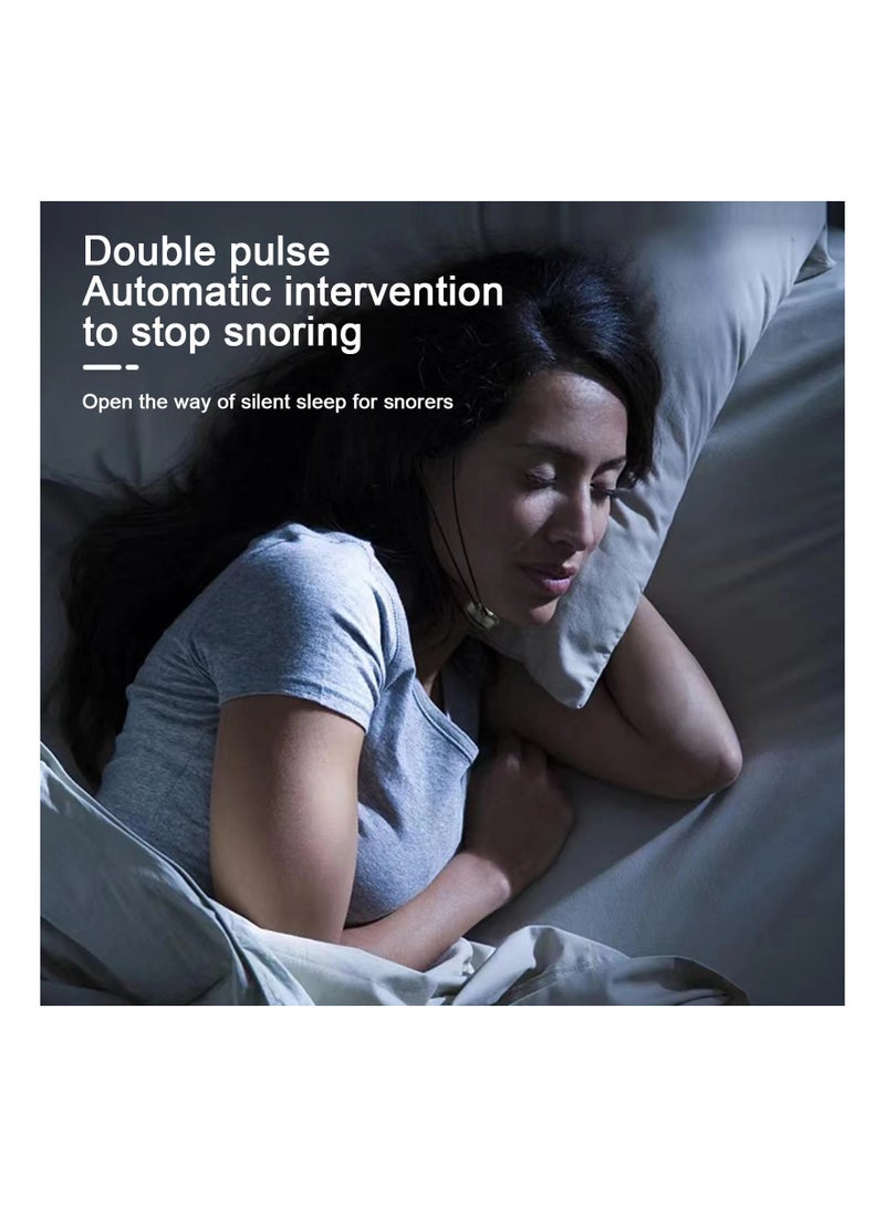 Suntown Electric Stop Snoring Device, Smart Throat Snoring Device, Hanging Ears Portable USB Snore Stopper with Pulse Assistance Technology, Relieve Snoring Portable Rechargeable Good Sleep Aid Retainer - Image 3