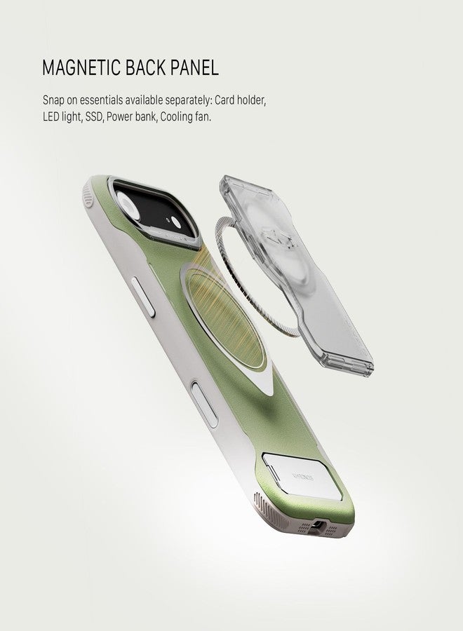 Tilta Khronos Lite Handheld Kit Compatible with iPhone 17 Pro Max- Black | Case with Kickstand | Bluetooth Control Handle | 58mm Filter Tray | Magnetic Backplate | Screen Protector - Image 2