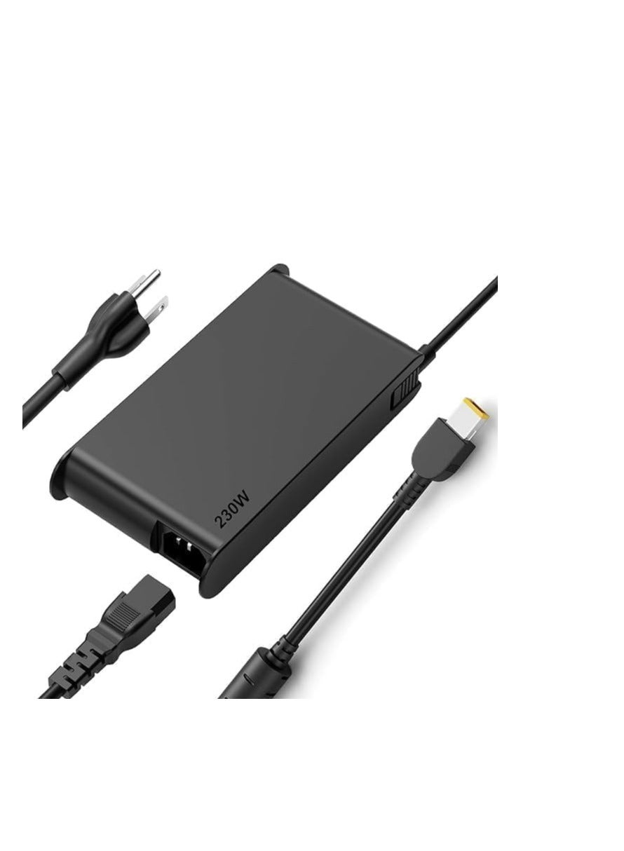 Terabyte 20V 11.5A 230W Legion 5 Charger Fit for Lenovo Legion 5 7 Y540 Y545 Y730 Y740 Y900 Y910 Y7000 Lenovo Thinkpad P51 P52 P53 P71 P72 P73 ADL230NLC3A ADL230NDC3A 01FR046 01FR044 AC Adapter