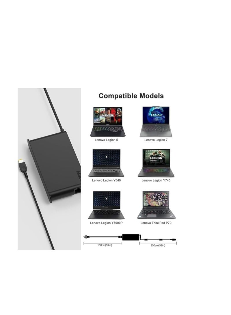 Terabyte 20V 11.5A 230W Legion 5 Charger Fit for Lenovo Legion 5 7 Y540 Y545 Y730 Y740 Y900 Y910 Y7000 Lenovo Thinkpad P51 P52 P53 P71 P72 P73 ADL230NLC3A ADL230NDC3A 01FR046 01FR044 AC Adapter - Image 3