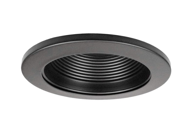 NICOR Lighting 4 inch Black Baffle Trim, for 4 inch Housings (19502BK) - Image 3