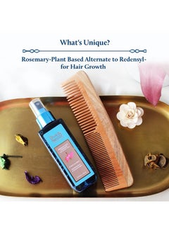 Blue Nectar Blue Nectar Advanced Plant Based Rosemary Hair Growth Serum, Natural Alternate for Redensyl for Hair Growth | Intensive Ayurvedic Hair Serum for Women & Men for Healthy Hair & Scalp with Bhringraj (8 Herbs, 100 ml)  - Image 2