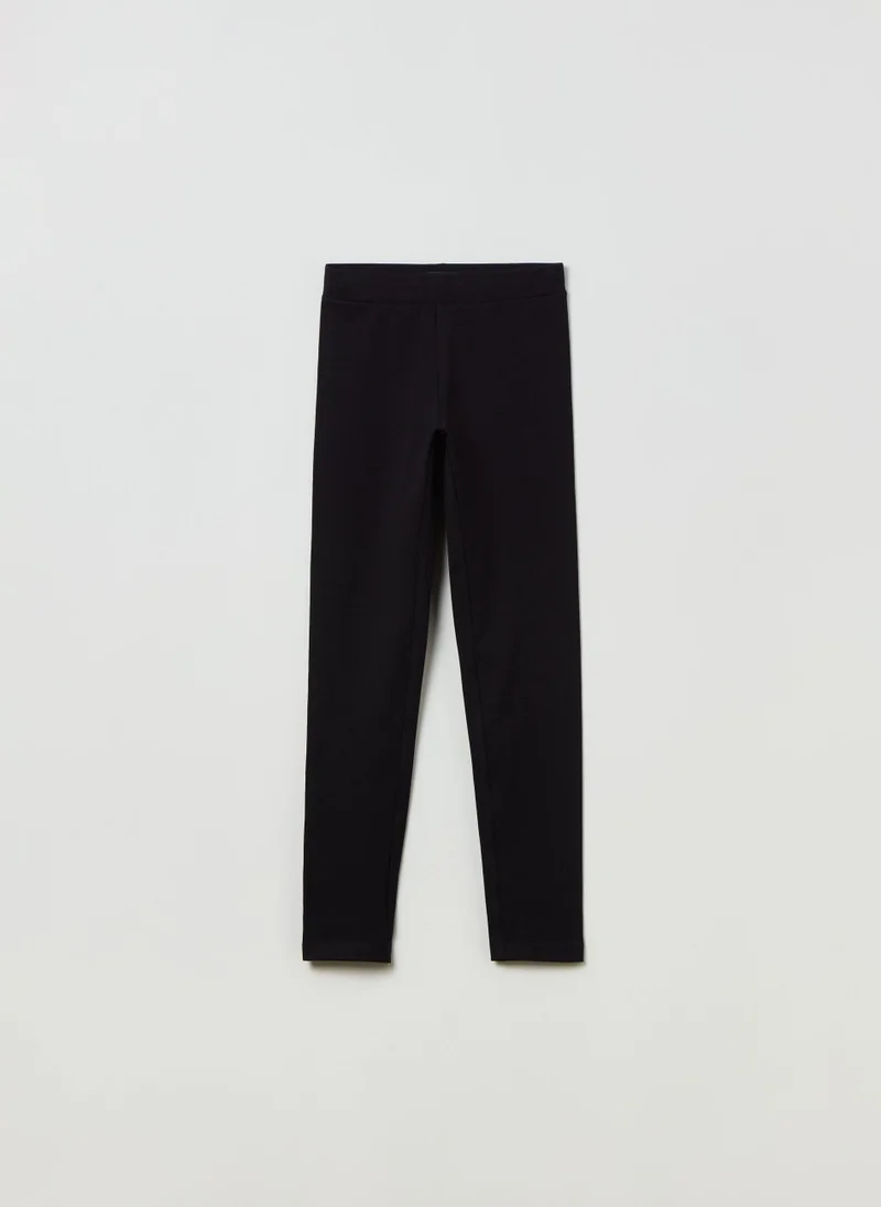 او في اس Leggings In Stretch Cotton