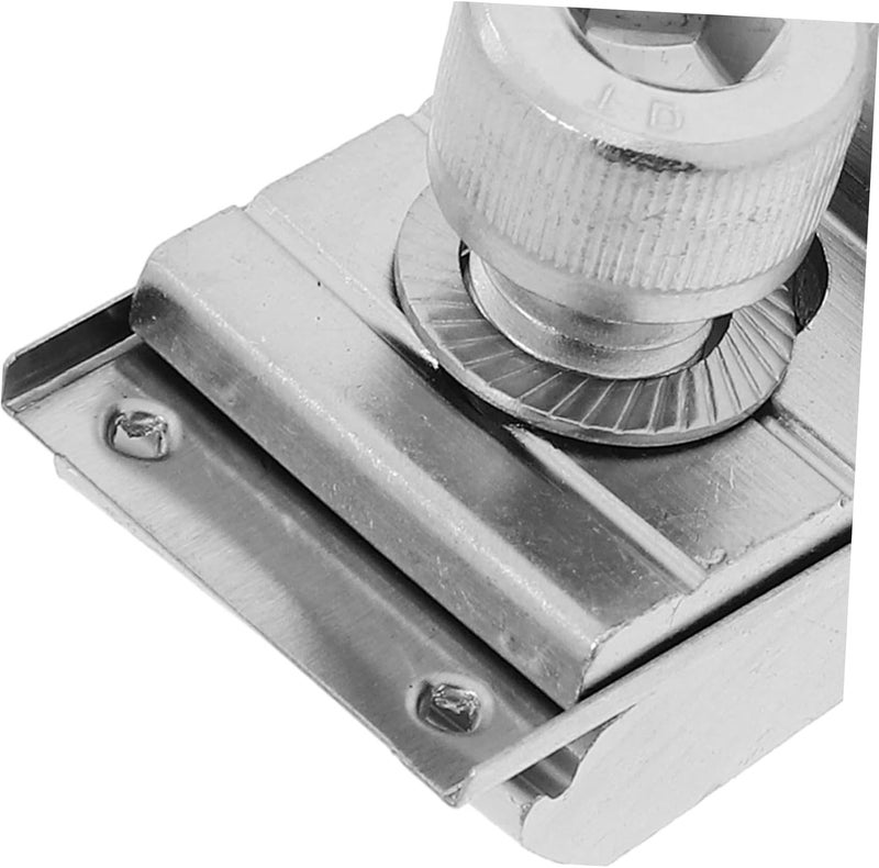 4pcs Solar Grounding Lug Aluminum End Clamp for Copper Earth Wire Weather-Resistant Grounding Clip Bracket for Rv Roof Boat Solar Array Installation - Image 3