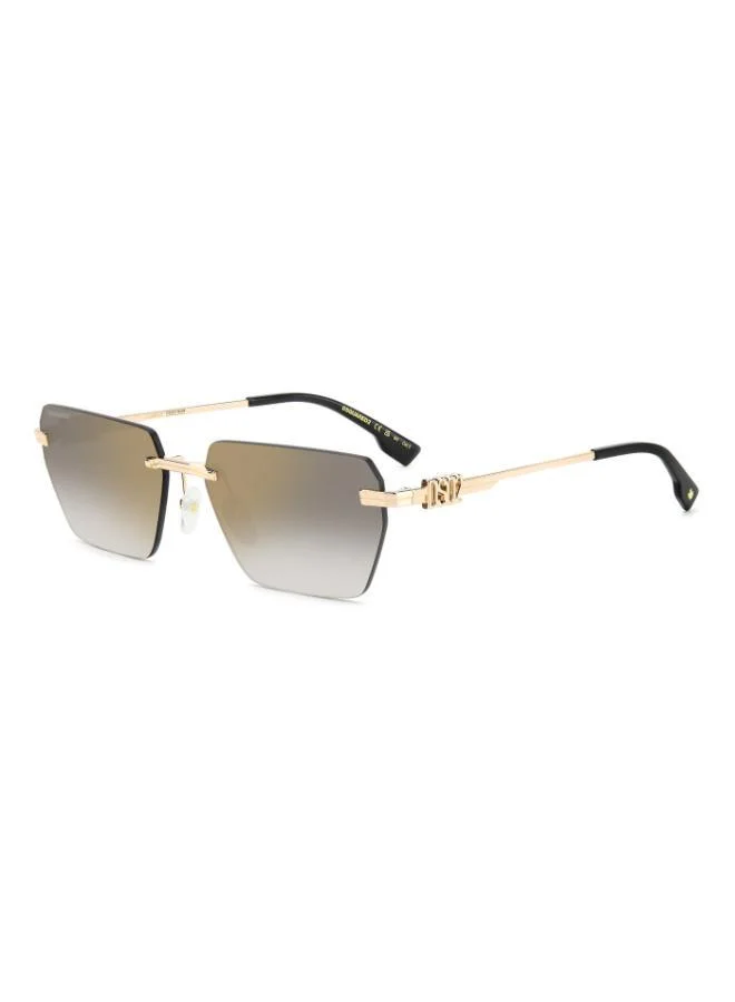 DSQUARED2 Rectangular Geometrical Sunglasses Frames