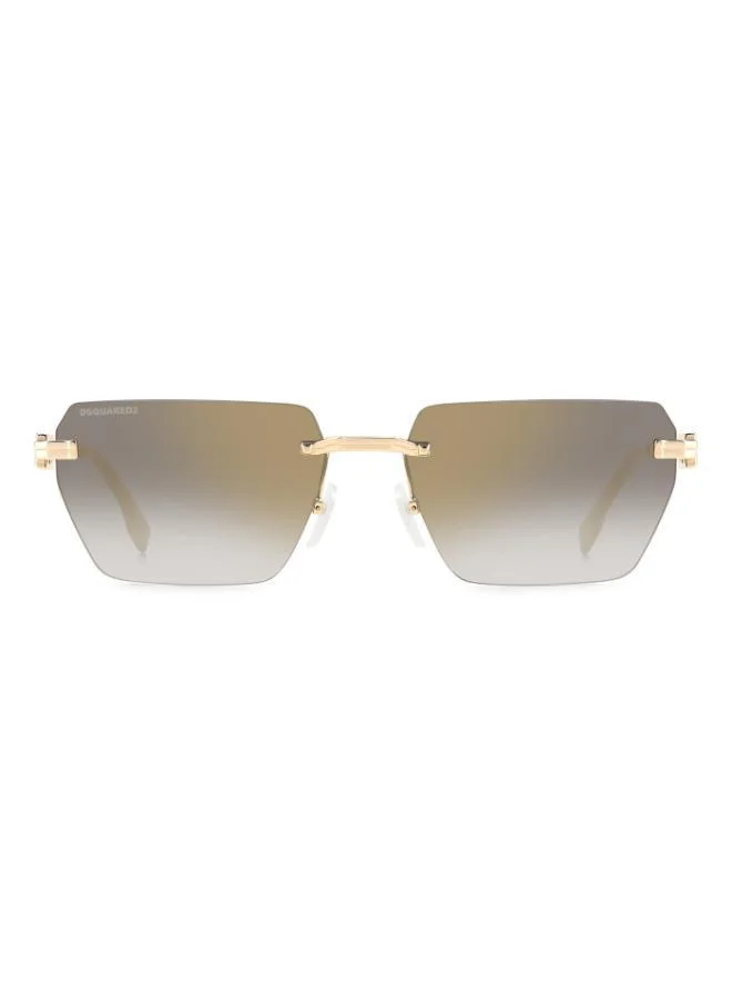DSQUARED2 Rectangular Geometrical Sunglasses Frames