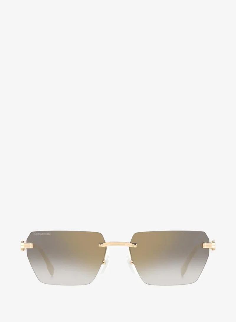 Dsquared2  Rectangular Geometrical Sunglasses Frames for Men | Best Price UAE