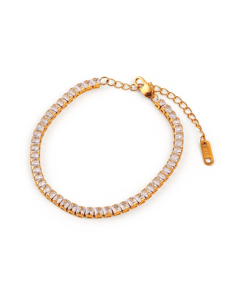 TAAHIRA 18K Gold Plated Women’s Bracelet – Waterproof, Anti-Tarnish, Everyday Wear - Image 2