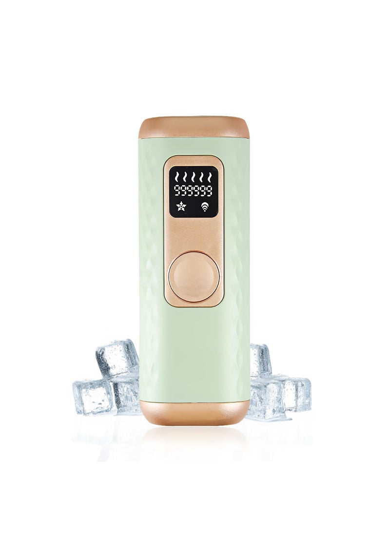 Herbishh - Herbishh IPL Laser Hair Removal, Painless Strong Ice Cooling Care Function- 999,999 Flashes, Hair Removal Machine with 5 Energy levels, 2 Modes- Automatic & Manual, Quartz Tube, For Face & Body Green - Image 1
