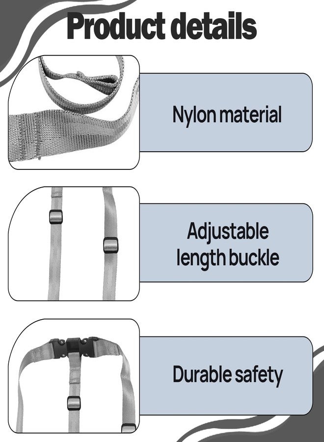 xinxingin Baby Belt High Chair Straps,Feeding Chair Harness for 0-5 Year Old, Multi-Chair Compatibility with Quick Installation for Travel and Restaurant Use - Image 3