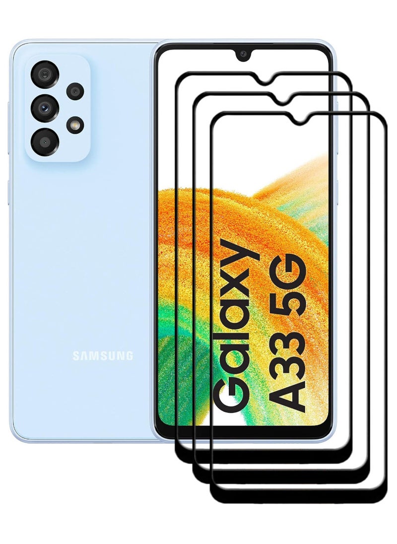 ACLIX 3 Pieces Antistatic ESD Dustproof Premium Quality High Definition Tempered Glass Screen Protector Designed For Samsung Galaxy A335G - Image 1