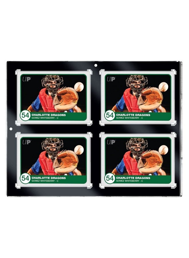 Ultra Pro 130PT 4-Card Black Border UV ONE-Touch Magnetic Holder - Image 1