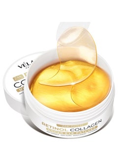 VELAMO ADVANCED Under Eye Patches 24K Gold Under Eye Mask For Puffy Retinol Patchology Eye Patches For Wrinkles And Dark Circles Puffiness Collagen Under Eye Bags Treatment For Women Men 60 Pcs  - Image 1