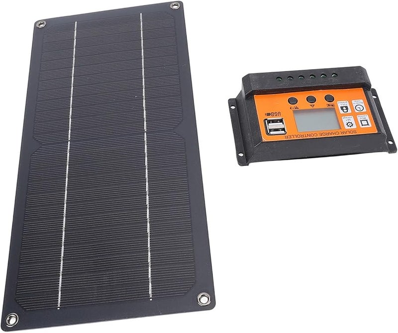 10A وحدة تحكم 10W أحادية البلورية مقاومة للماء 12V مجموعة ألواح شمسية للسيارة RV القارب - Image 5