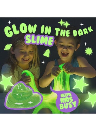 Galaxy Slime Kit Glow in the Dark DIY Slime Making Kit Make Your Own Slime Galaxy Set Toys for Kids Girls Boys Birthday Gift Toy DIY Butter Slime Fluffy Clay Cloud Foam Squish Glitter Arts and Crafts Set with 33 Accessories - view 3