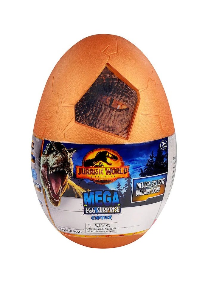 JURASSIC WORLD Jurassic Captivz Dominion Edition Mega Egg TM-JW-DMGE  - Image 1