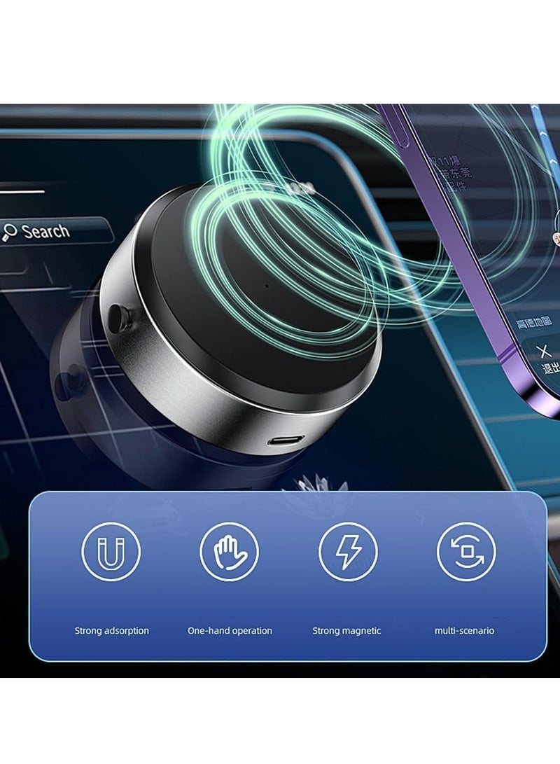 Bukela Electric Vacuum Magnetic Suction Car Phone Mount, Strong Suction for Car Kitchen Mirro Gym Bath Shower & All Smooth Surface, Portable&Easy to use, Compatible with iPhone & Android (Black) - Image 4