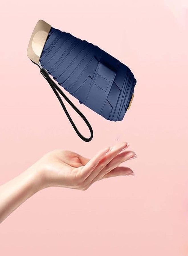 SUNBEET مظلة سفر صغيرة الحجم من صن بيت، مظلة سفر صغيرة محمولة للشمس والمطر والشاطئ والجولف - تصميم أنيق ونحيف، مظلة جيب صغيرة للمطر، حماية من الأشعة فوق البنفسجية، مظلات خفيفة الوزن للفتيات والسيدات (متعددة الألوان) - Image 2