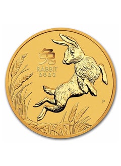 ABConcept Australia Lunar Rabbit Gold 1/4 oz Coin  - Image 1