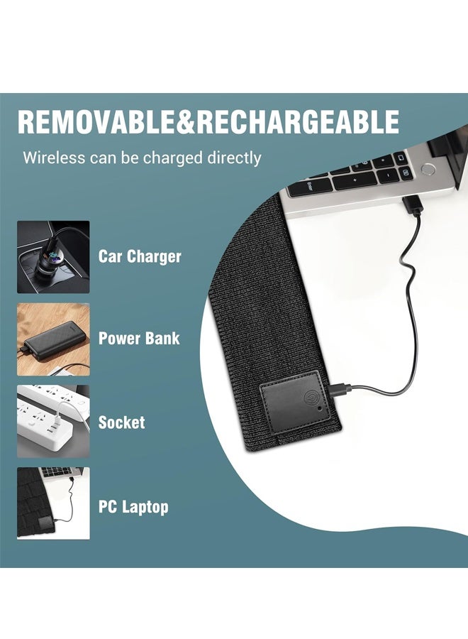 يالونج عصابة رأس رياضية فائقة السطوع، مصباح أمامي LED قابل لإعادة الشحن عبر USB، مصباح أمامي مقاوم للماء وقابل للتكبير والتصغير بتصنيف IPX4، 3 أوضاع إضاءة، للجري، التنس، التخييم، ركوب الدراجات، هدية للجنسين للرجال والنساء - Image 4