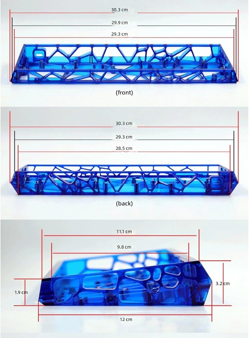 ordinarYone 1PC 60 Type Ventilated Keyboards Shell Case Durability Enhances Airflows for GH60 GT60 Multiple Brands Easy Installation - Image 4
