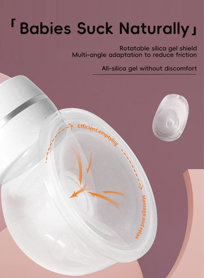 بيت الشاي "مضخة ثدي كهربائية محمولة مع شاشة LED، 3 أوضاع، 12 مستوى لضبط الشفط، سعة 180 مل - أبيضمضخة حليب " - Image 5